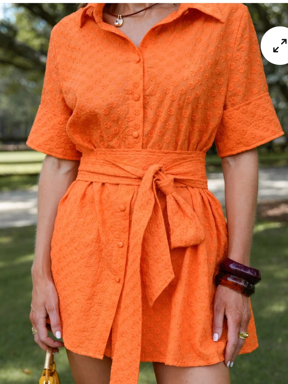 Darling Loungewear Orange Georgia set